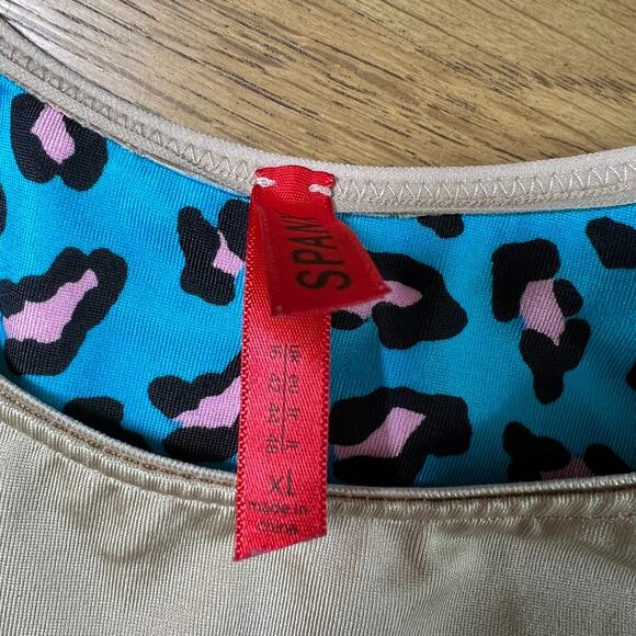 Spanx Slimplicity Shaping Scoop Neck Tank Top Camisole Nude Size Extra Large - Picture 5 of 6